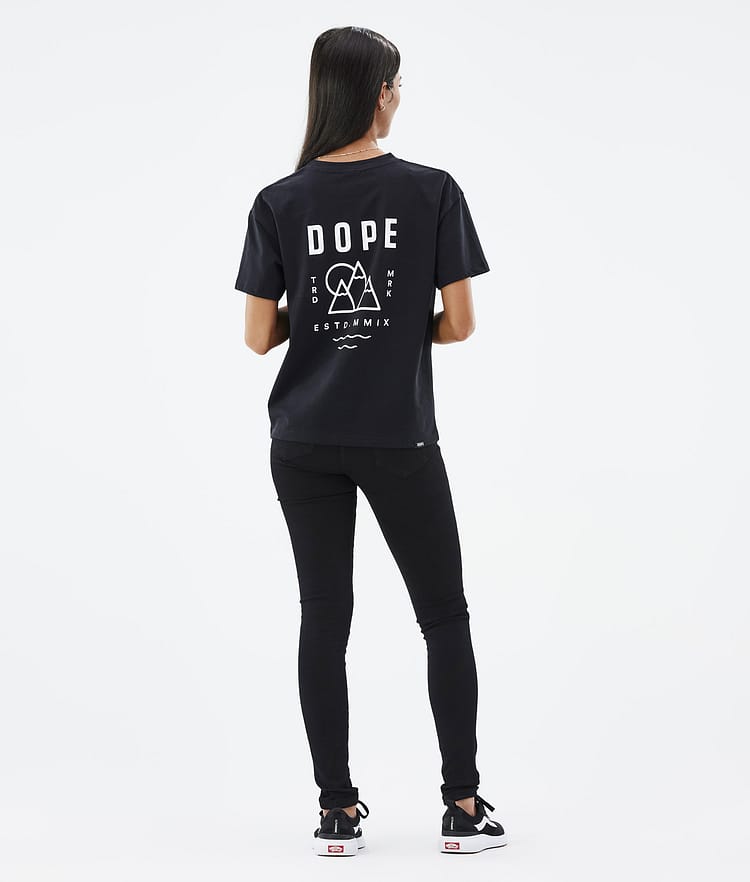 Dope Standard W 2022 T-paita Naiset Summit Black