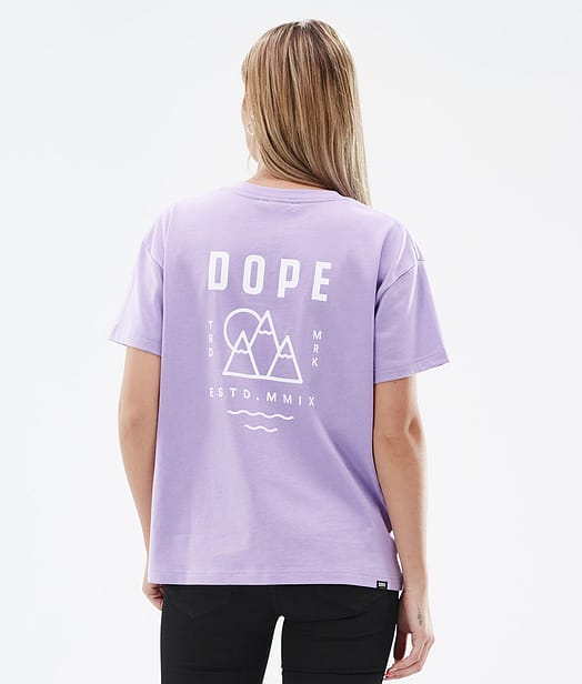 Dope Standard W 2022 T-paita Naiset Faded Violet