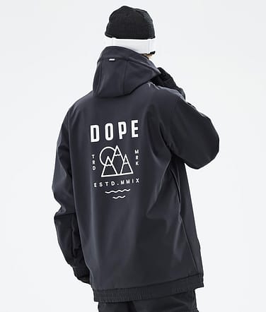 Dope Yeti 2022 Lumilautailutakki Miehet Summit Black Renewed