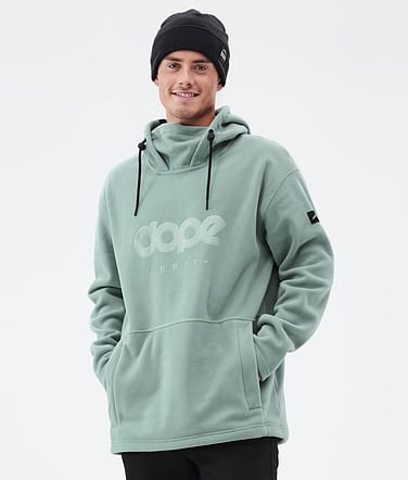Dope Cozy II Fleecehuppari Miehet Faded Green Renewed
