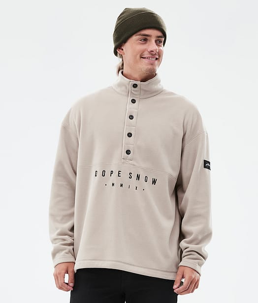 Dope Comfy Fleecepaita Miehet Sand/Black