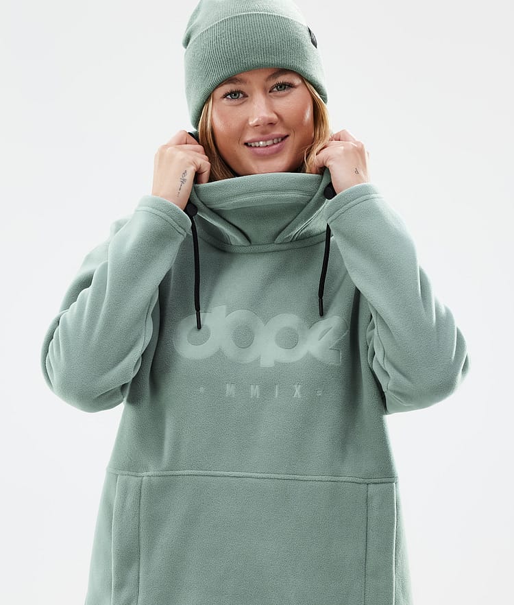 Dope Cozy II W Fleecehuppari Naiset Faded Green Renewed