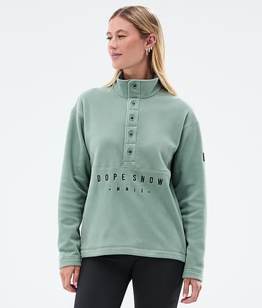 Dope Comfy W Fleecepaita Naiset Faded Green