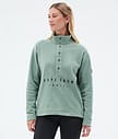Dope Comfy W Fleecepaita Naiset Faded Green