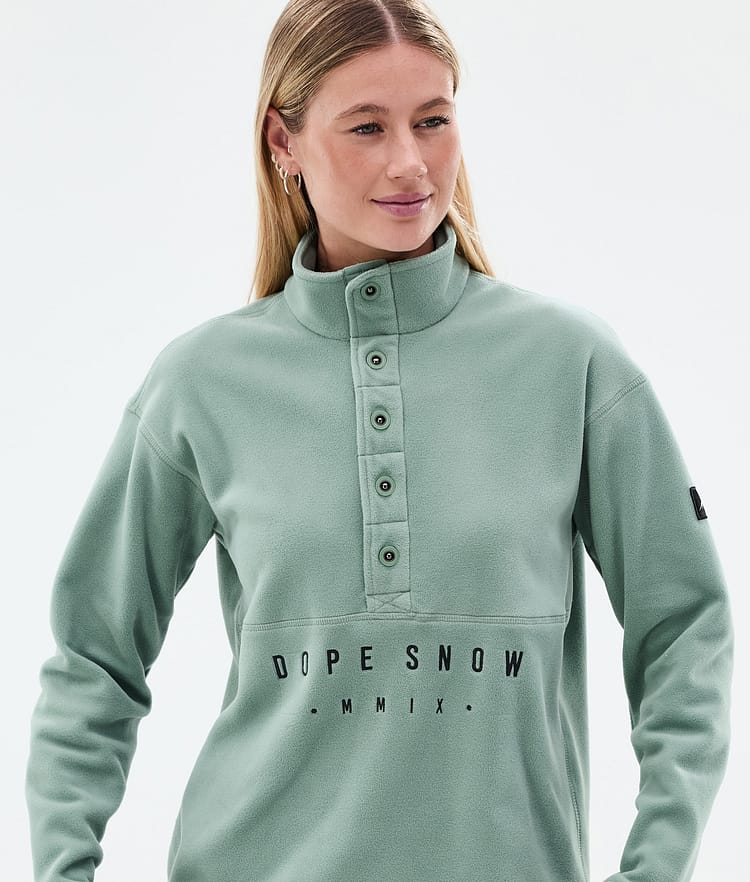 Dope Comfy W Fleecepaita Naiset Faded Green, Kuva 2 / 6