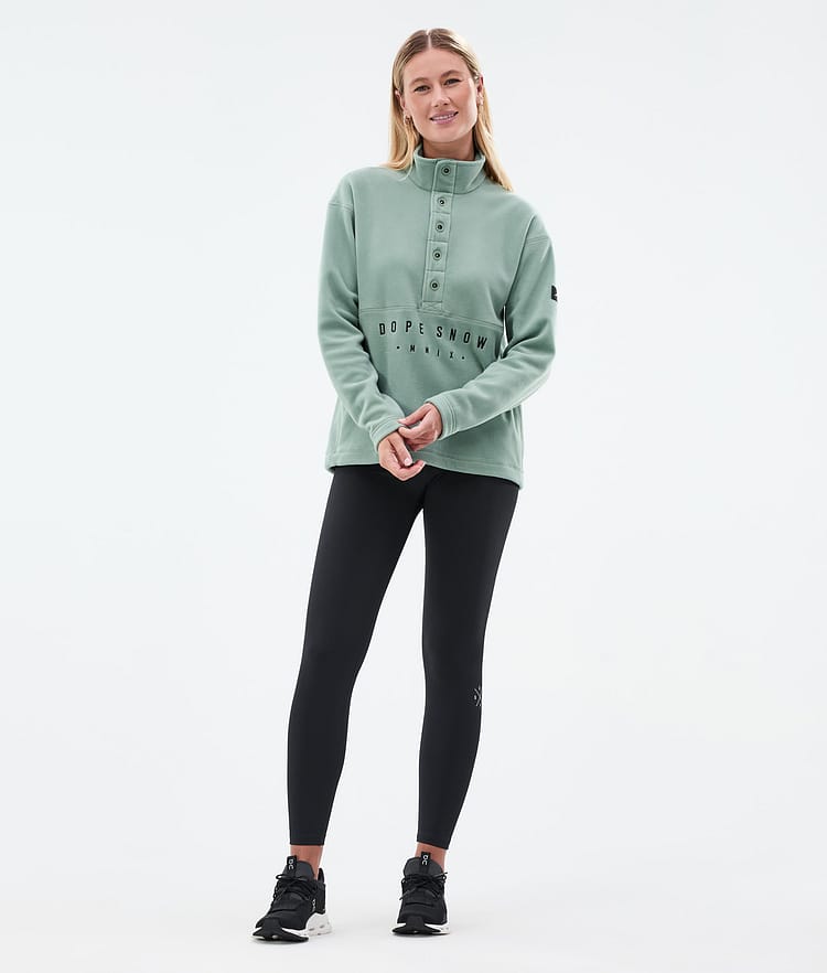 Dope Comfy W Fleecepaita Naiset Faded Green, Kuva 3 / 6