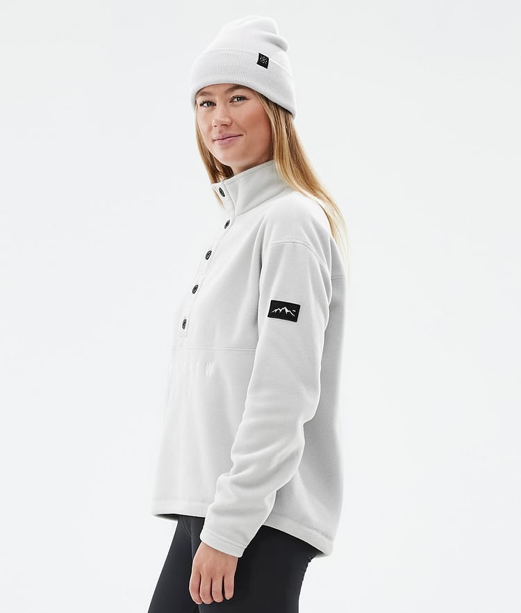 Dope Comfy W Fleecepaita Naiset Light Grey/Black, Kuva 5 / 6