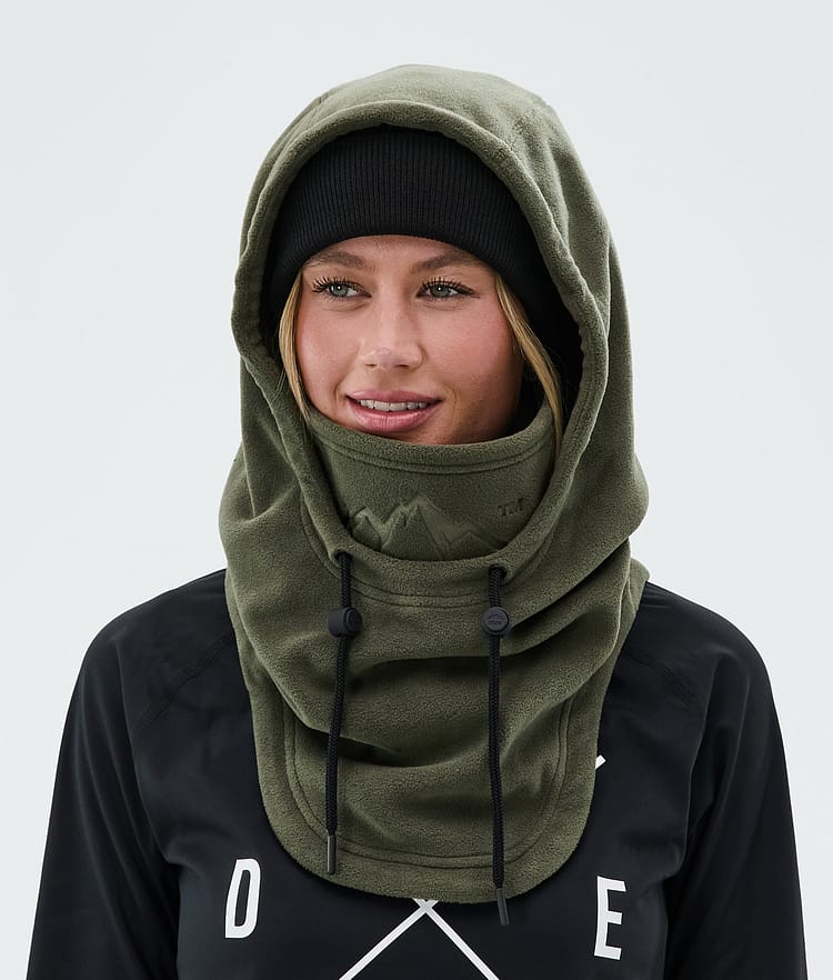 Dope Cozy Hood II Tuubihuivi Olive Green, Kuva 4 / 4