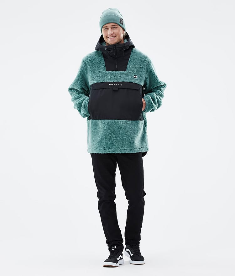 Montec Lima 22 Fleecehuppari Miehet Atlantic/Black, Kuva 4 / 10
