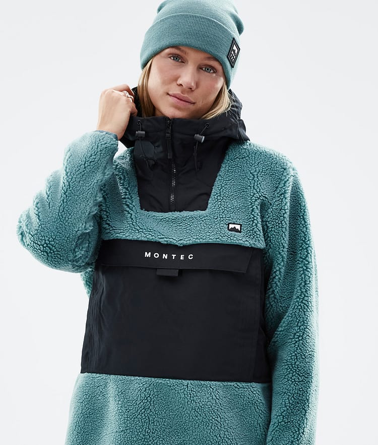 Montec Lima W 22 Fleecehuppari Naiset Atlantic/Black, Kuva 2 / 10
