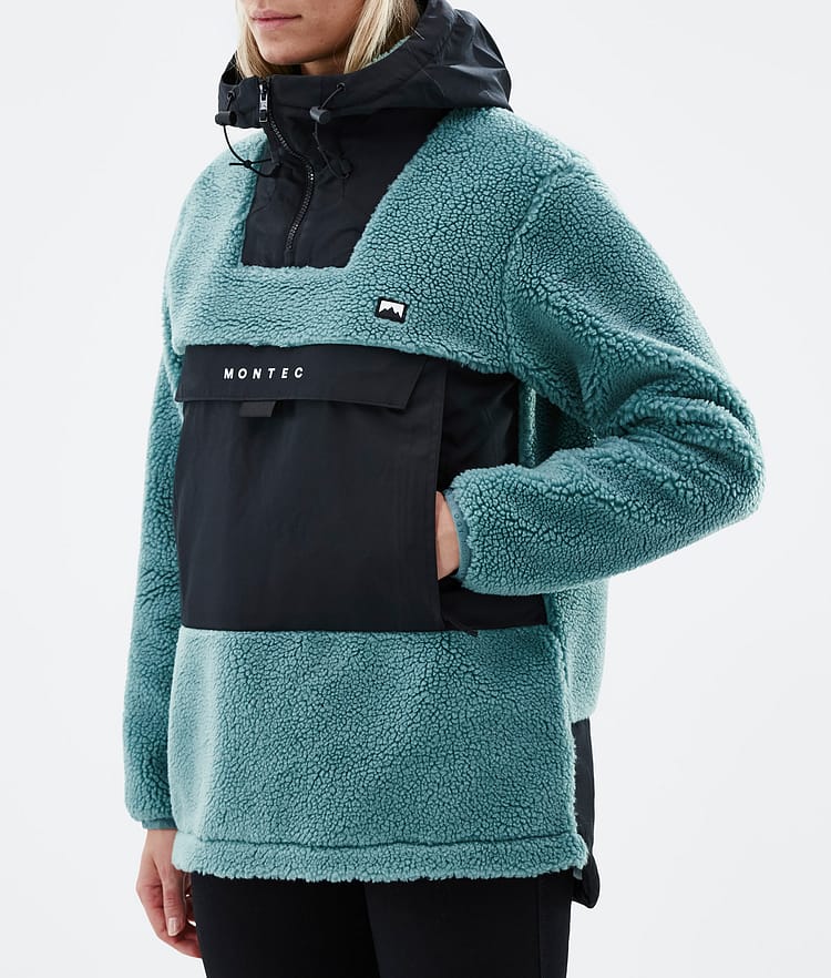 Montec Lima W 22 Fleecehuppari Naiset Atlantic/Black, Kuva 7 / 10