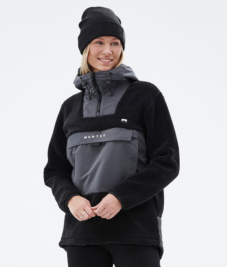 Montec Lima W 22 Fleecehuppari Naiset Black/Phantom, Kuva 1 / 10
