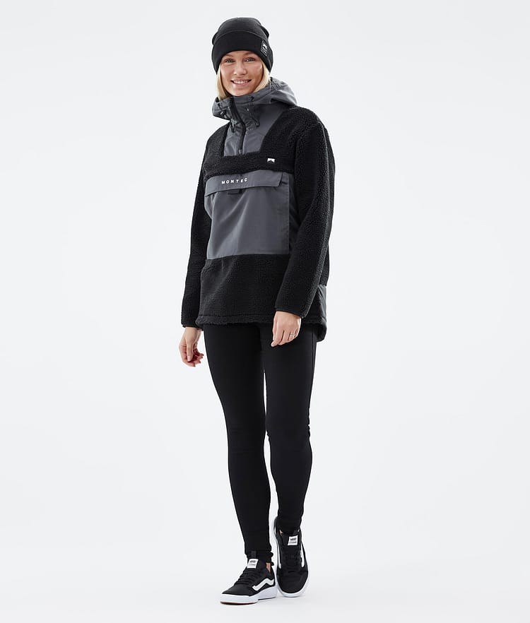 Montec Lima W 22 Fleecehuppari Naiset Black/Phantom, Kuva 3 / 10