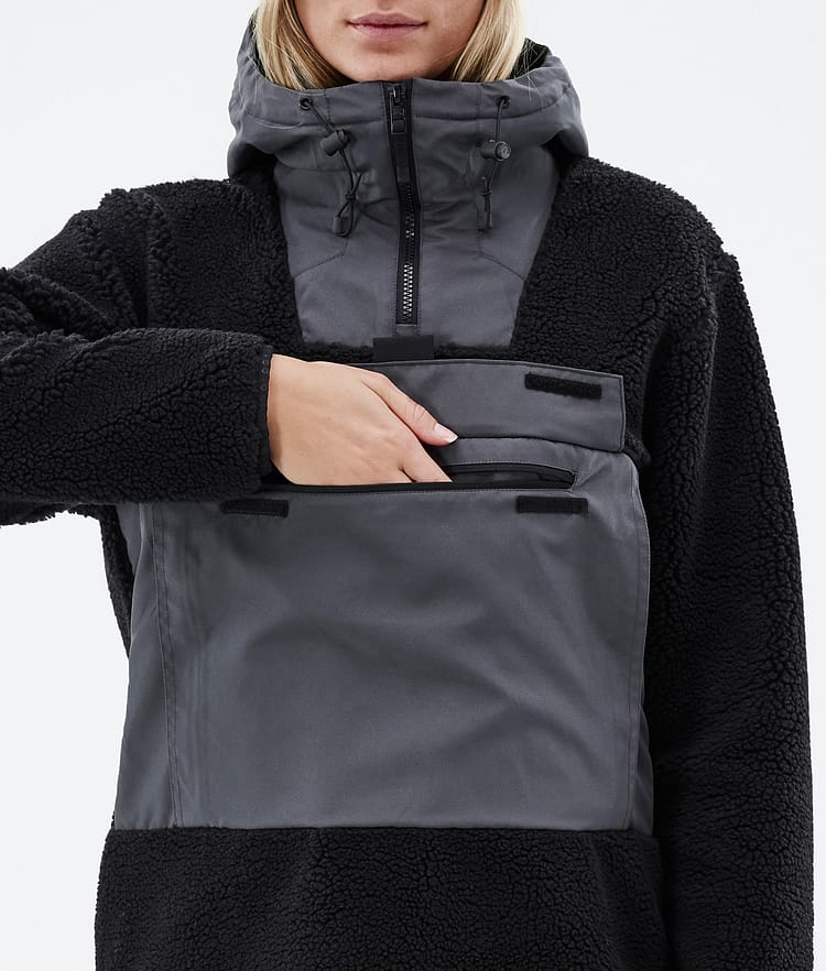 Montec Lima W 22 Fleecehuppari Naiset Black/Phantom, Kuva 8 / 10