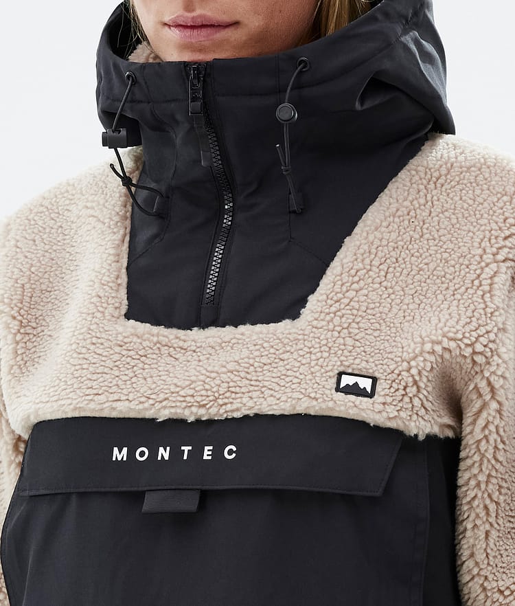 Montec Lima W 22 Fleecehuppari Naiset Sand/Black, Kuva 9 / 10