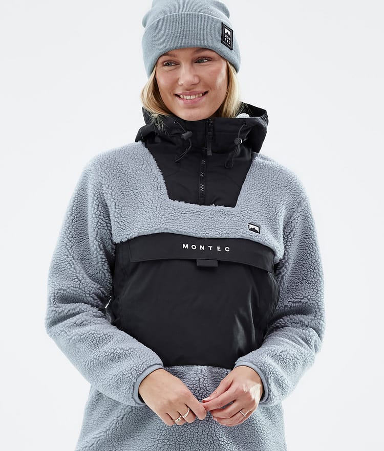 Montec Lima W 22 Fleecehuppari Naiset Soft Blue/Black, Kuva 2 / 10