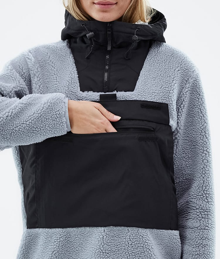 Montec Lima W 22 Fleecehuppari Naiset Soft Blue/Black, Kuva 8 / 10