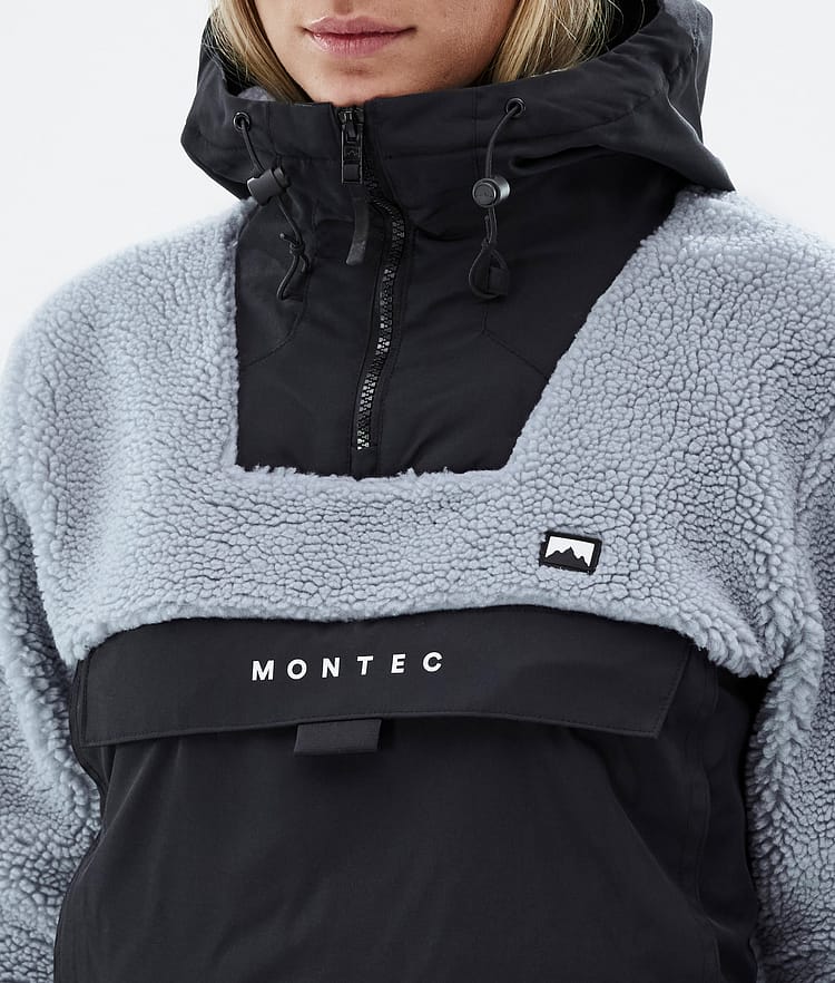 Montec Lima W 22 Fleecehuppari Naiset Soft Blue/Black, Kuva 9 / 10