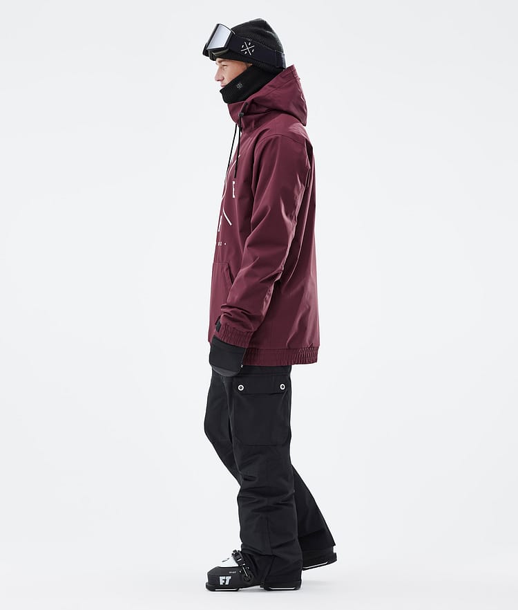 Dope Migoo Laskettelutakki Miehet 2X-Up Burgundy, Image 4 of 8