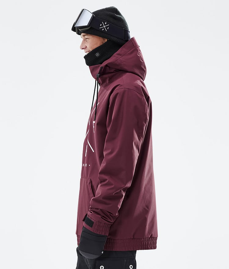 Dope Migoo Lumilautailutakki Miehet 2X-Up Burgundy, Image 6 of 8