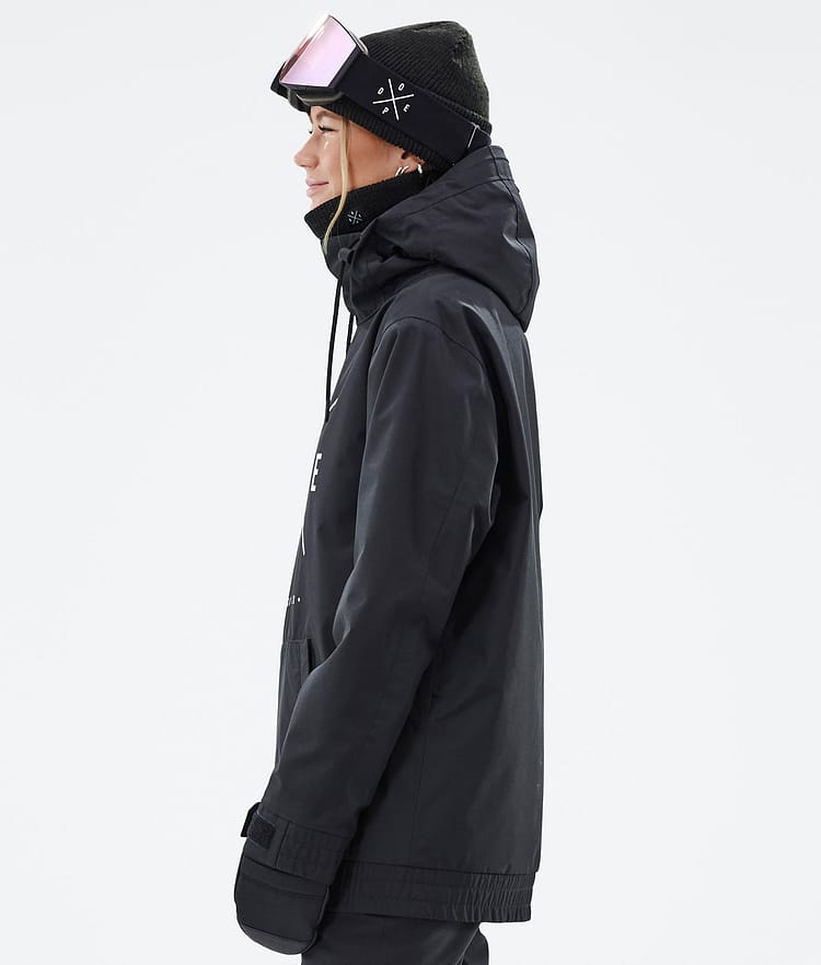 Dope Migoo W Lumilautailutakki Naiset 2X-Up Black, Image 6 of 8