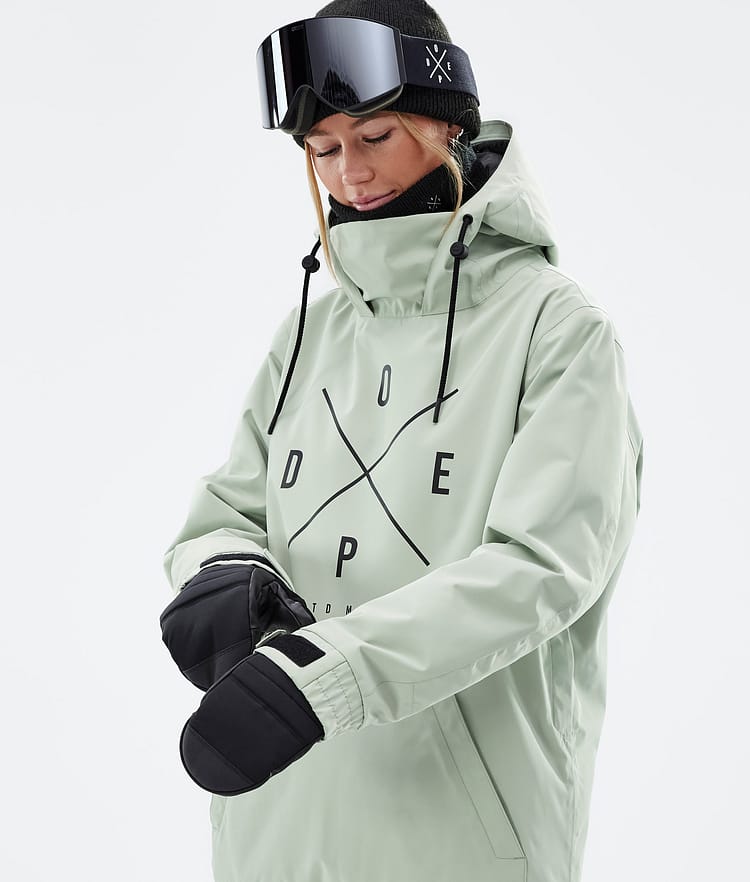 Dope Migoo W Lumilautailutakki Naiset 2X-Up Soft Green, Image 2 of 8