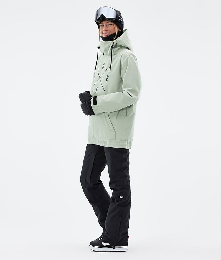 Dope Migoo W Lumilautailutakki Naiset 2X-Up Soft Green, Image 4 of 8