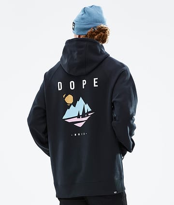Dope Common 22 Huppari Miehet Pine Black