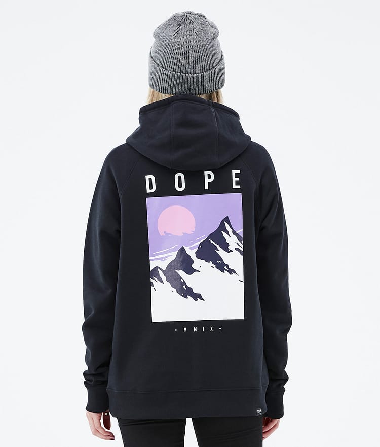 Dope Common W 2022 Huppari Naiset Peak Black, Kuva 1 / 6