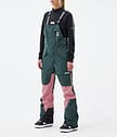 Montec Fawk W Lumilautailuhousut Naiset Dark Atlantic/Pink