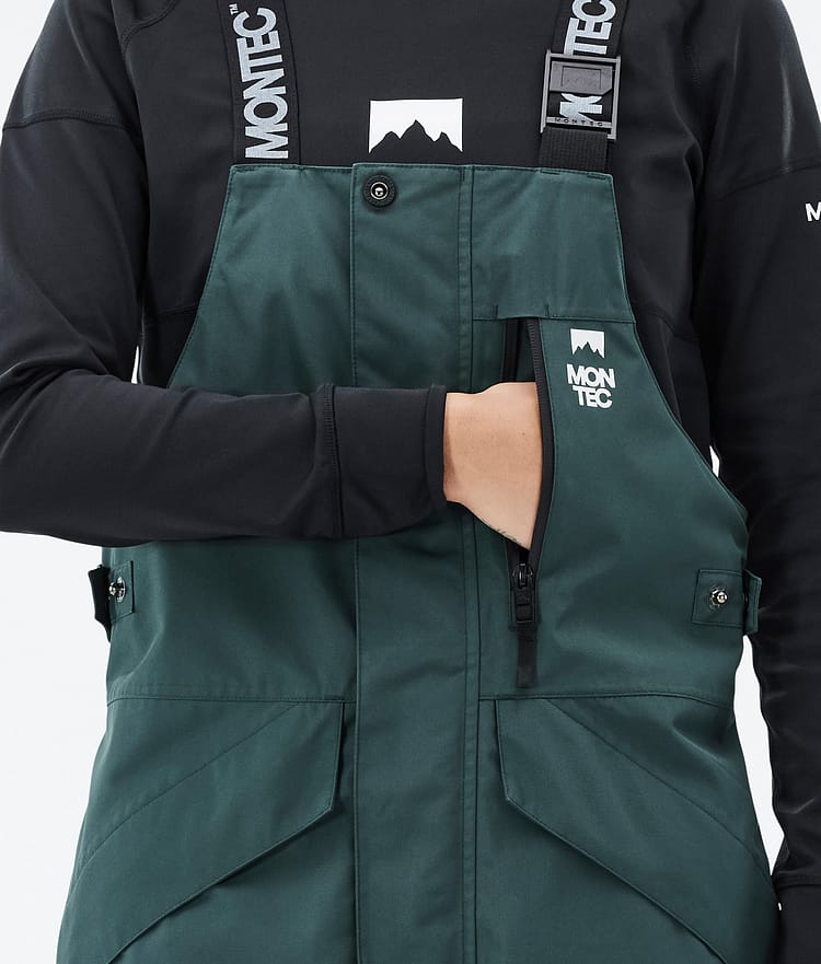 Montec Fawk W Lumilautailuhousut Naiset Dark Atlantic/Pink, Kuva 6 / 7