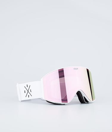 Dope Sight 2023 Laskettelulasit White W/White Champagne Mirror