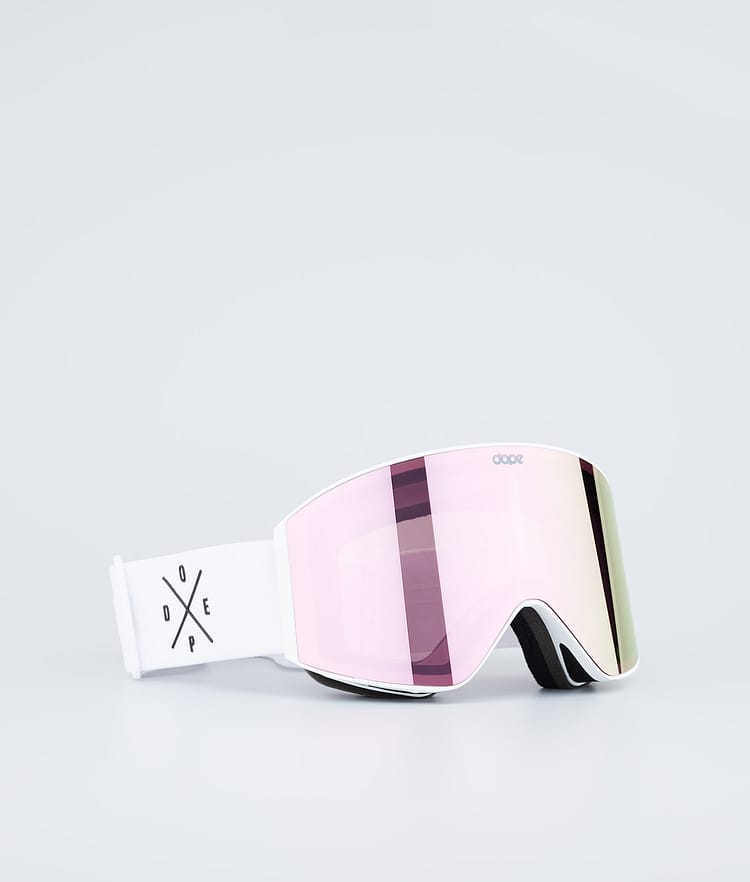 Dope Sight 2023 Laskettelulasit White W/White Champagne Mirror, Kuva 1 / 6