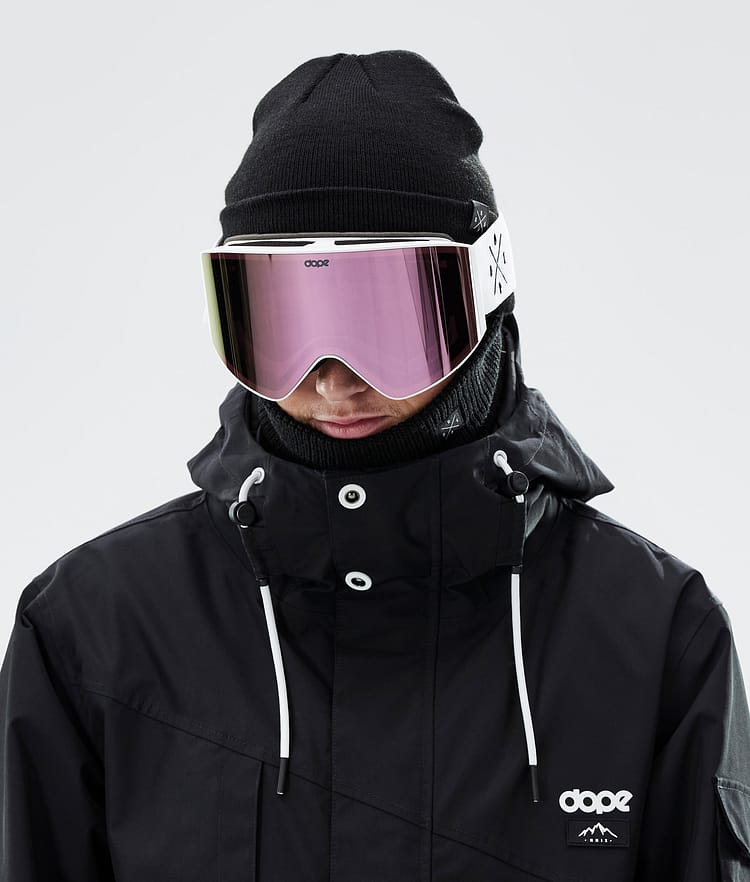 Dope Sight 2023 Laskettelulasit White W/White Champagne Mirror, Kuva 3 / 6