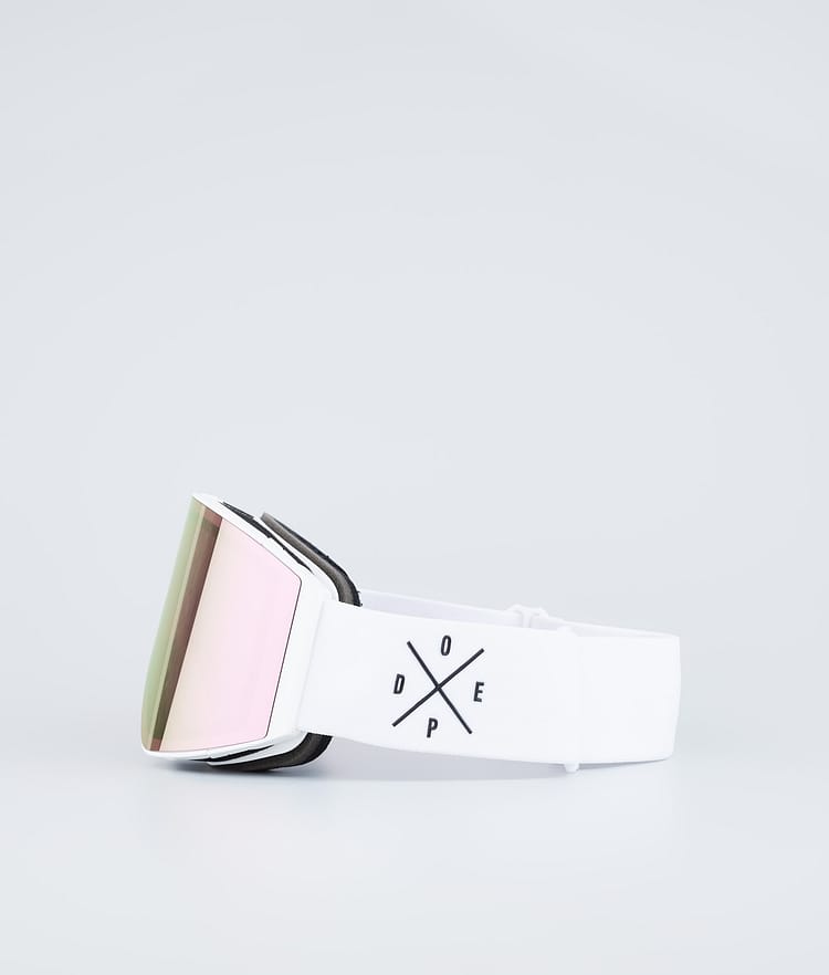 Dope Sight 2023 Laskettelulasit White W/White Champagne Mirror, Kuva 5 / 6