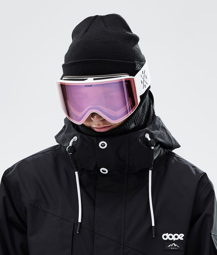 Dope Sight 2023 Laskettelulasit White W/White Pink Mirror, Kuva 3 / 6