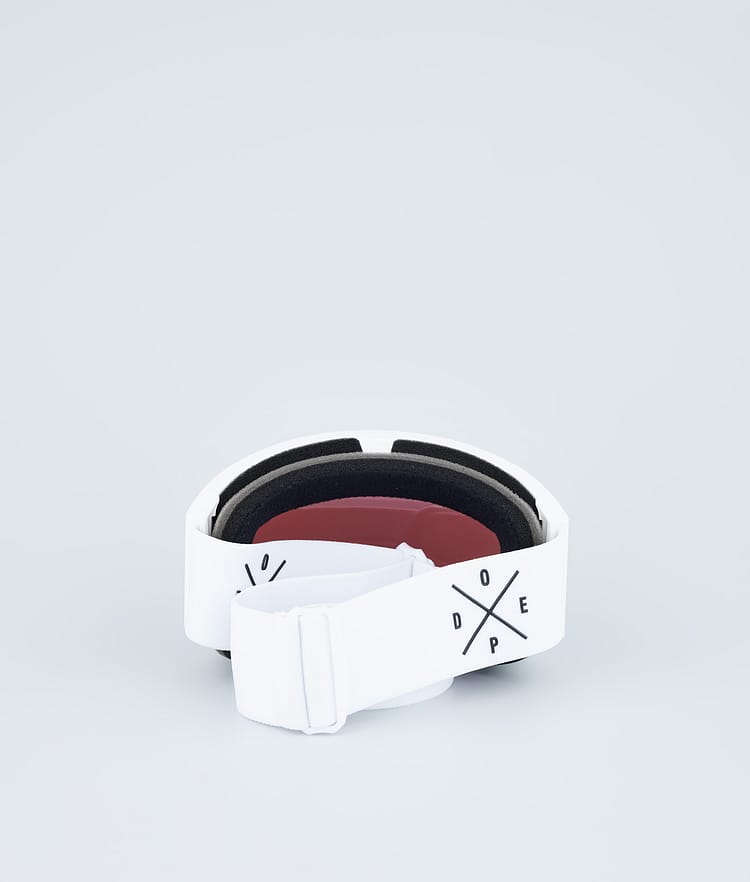 Dope Sight 2023 Laskettelulasit White W/White Blue Mirror, Kuva 6 / 6