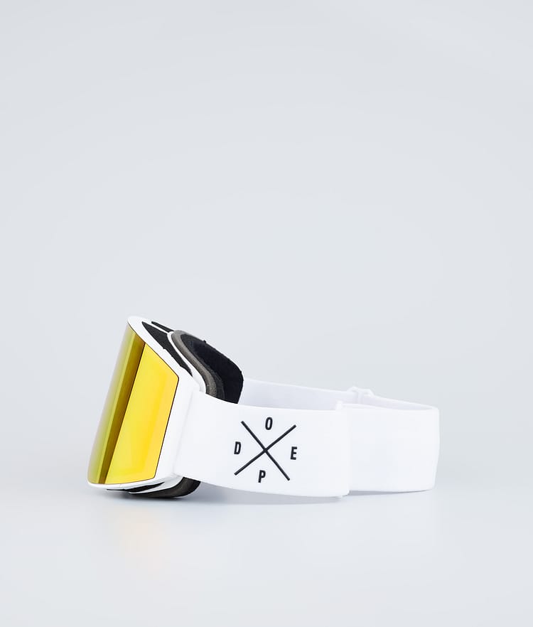 Dope Sight 2023 Laskettelulasit White W/White Red Mirror, Kuva 5 / 6