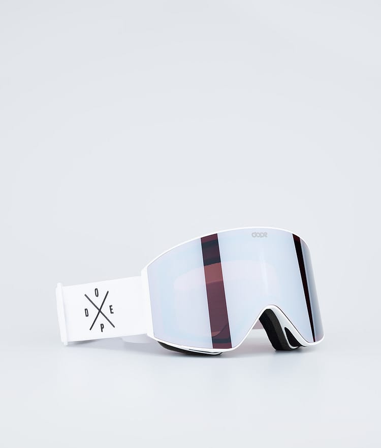 Dope Sight 2023 Laskettelulasit White W/White Silver Mirror, Kuva 1 / 6