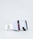 Dope Sight 2023 Laskettelulasit Miehet White W/White Silver Mirror