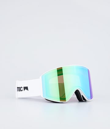 Montec Scope 22 Laskettelulasit White/Tourmaline Green Mirror