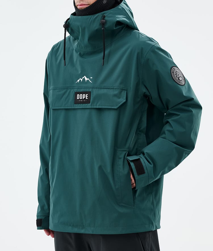 Dope Blizzard Lumilautailutakki Miehet Bottle Green, Kuva 7 / 8