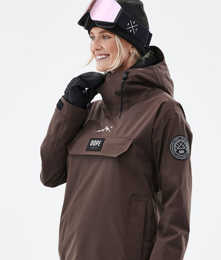 Dope Blizzard W 22 Lumilautailutakki Naiset Brown, Image 2 of 9