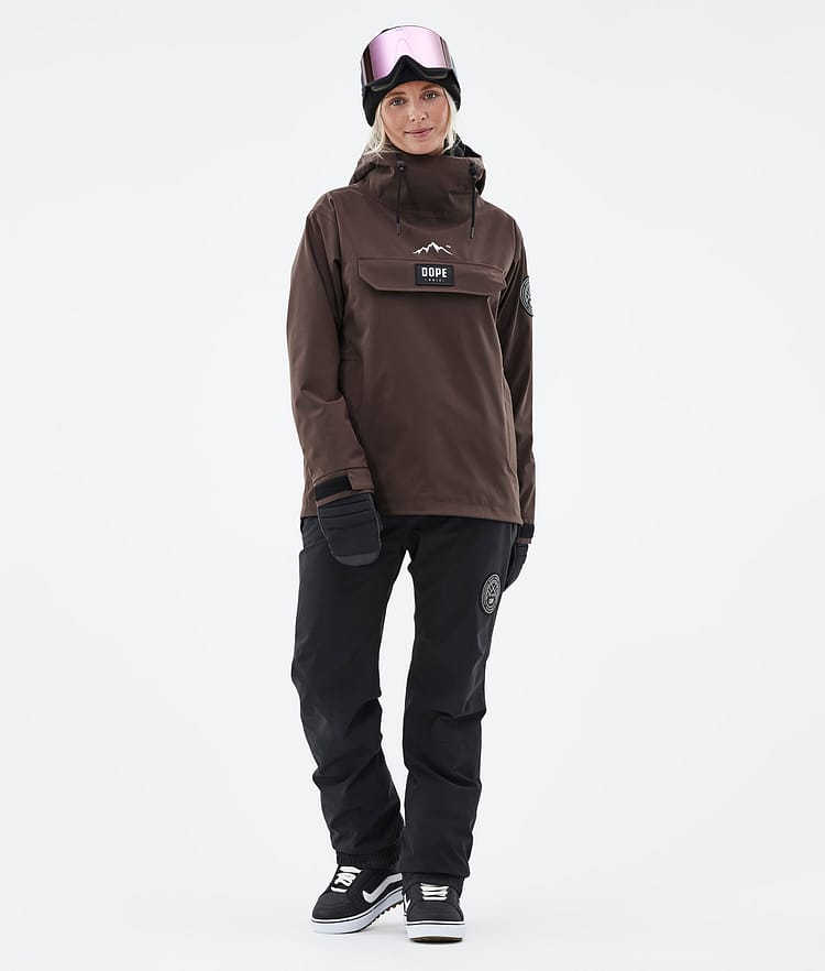 Dope Blizzard W 22 Lumilautailutakki Naiset Brown, Image 3 of 9