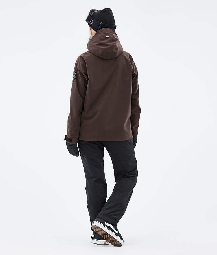Dope Blizzard W 22 Lumilautailutakki Naiset Brown, Image 5 of 9