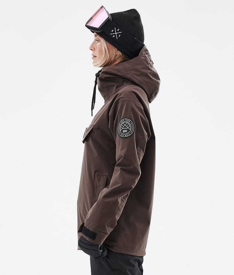 Dope Blizzard W 22 Lumilautailutakki Naiset Brown, Image 6 of 9