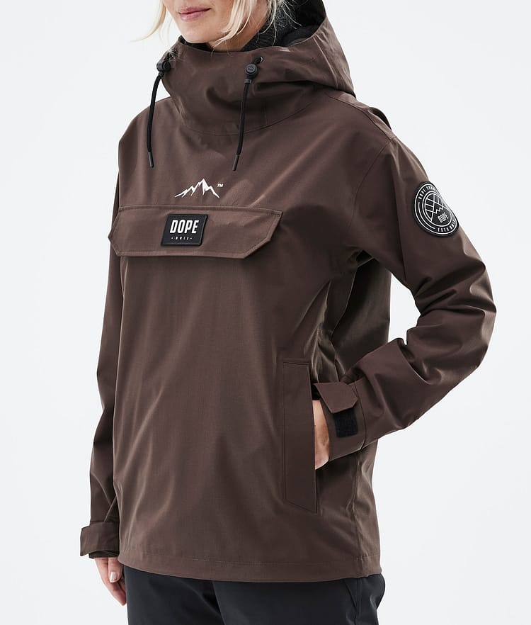 Dope Blizzard W 22 Lumilautailutakki Naiset Brown, Image 8 of 9