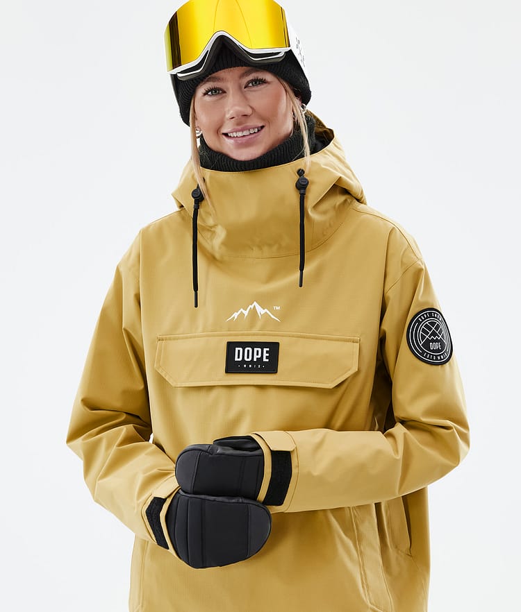 Dope Blizzard W 22 Lumilautailutakki Naiset Ochre, Image 2 of 9