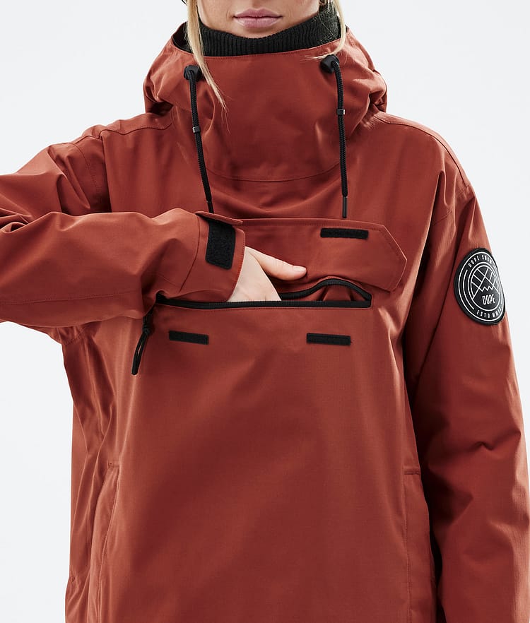 Dope Blizzard W 22 Lumilautailutakki Naiset Rust, Image 9 of 9