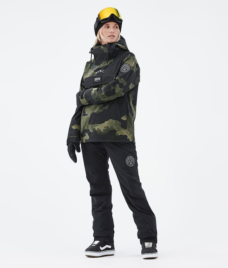 Dope Blizzard W 22 Lumilautailutakki Naiset Green Camo, Image 3 of 9